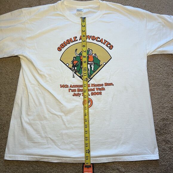 Vintage 2002 Oriole Advocates 5K Home Run Event Tee – July 7, 2002 XL - Picture 6 of 7